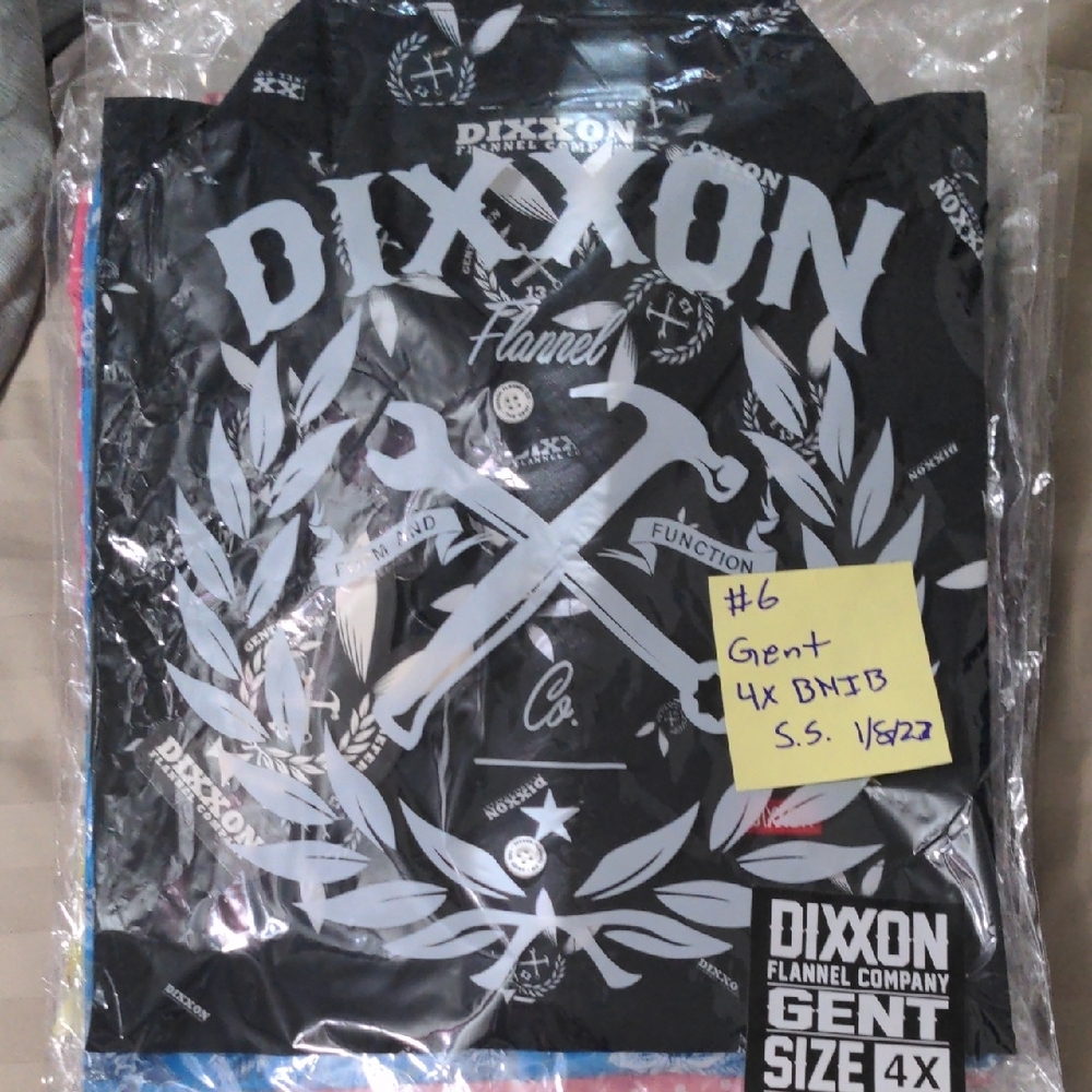 Dixxon Black and White Flannel Shirt